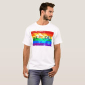T-shirt Pride LGBT Flag (Devant entier)