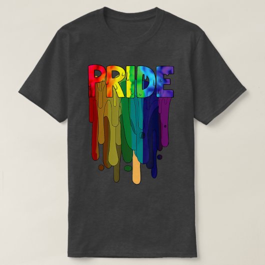 T-shirt Pride LGBT Funny Rainbow Flag Fière Mois (Design devant)