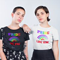Pride Love gagne LGBT Artsy Rainbow White