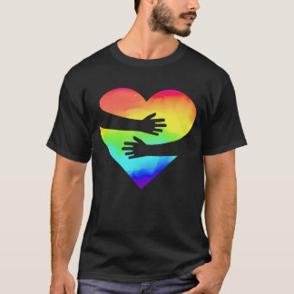 T-shirt Pride love hugs