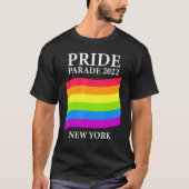 T-shirt Pride Parade 2022 New York (Devant)