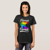 T-shirt Pride Parade Chat Purride Purrade Essentia (Devant entier)
