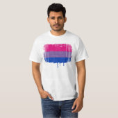 T-shirt Pride.png bisexuel vintage (Devant entier)