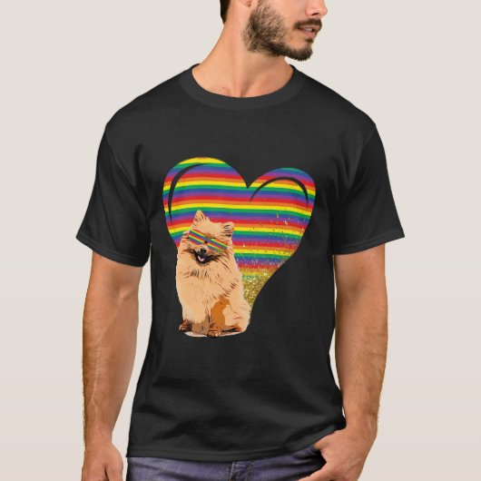 T-shirt Pride Pomeranian (Devant)