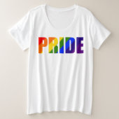 T-shirt Pride Rainbow (Design devant)