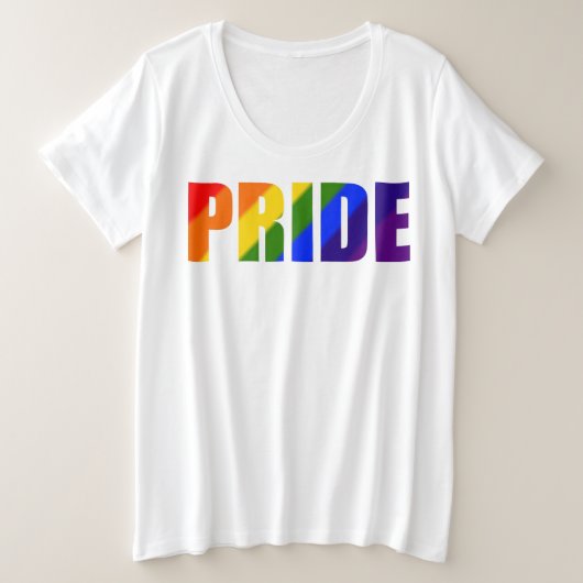 T-shirt Pride Rainbow (Design devant)