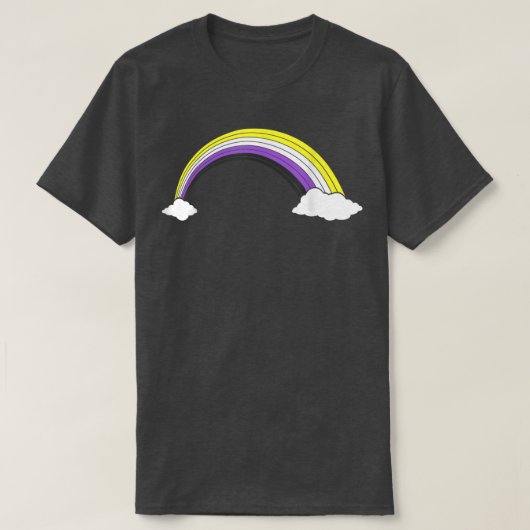 T-shirt Pride Rainbow Non Binary Flag Pride Month LGBT Non (Design devant)