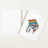 T-shirt Pride Sloth Gravure Vintage Design_1 (Devant avec enveloppe)