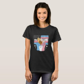T-shirt Pride Trans USA Flag LGBTQ Transgender Pride (Devant entier)