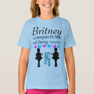 T-SHIRT PRIE SON NOM DE BALLERINA PERSONNALISÉ À CHEMISE