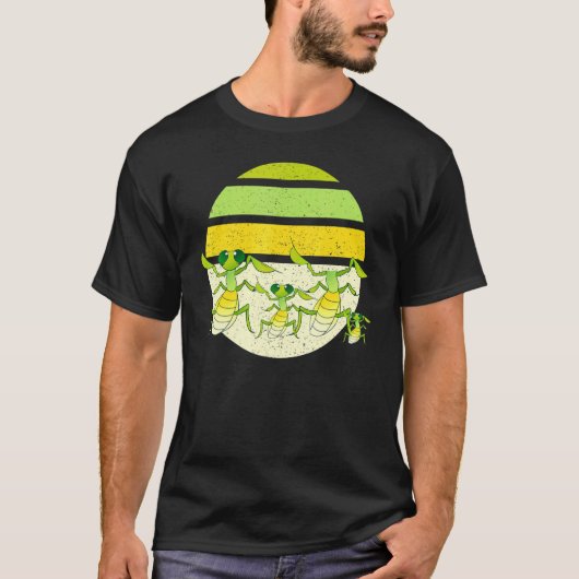 T-shirt Prier Famille Mantis Photo Sarcastic Bug (Devant)