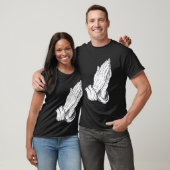 T-shirt Prier Jésus Mains (Unisexe)