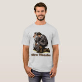T-shirt Prier les pèlerins (Devant entier)