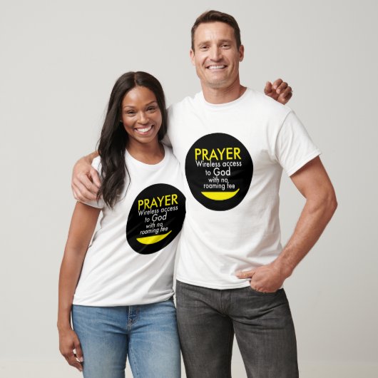 T-shirt Prière - Accès sans fil à Dieu (Unisexe)