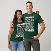 T-shirt Prière aux camions Gardez-moi en sécurité Me faire (Unisexe)