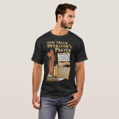 T-shirt Prière aux exploitants de camions de remorque (Devant entier)