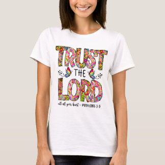 T-shirt prière bible Verse jésus religieux confiance le se