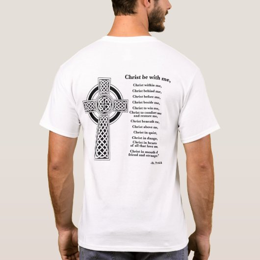 T-shirt Prière de saint Patrick (Dos)