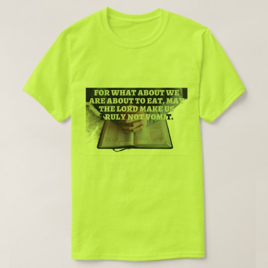 T-SHIRT PRIÈRE DE VOMIT (Design devant)