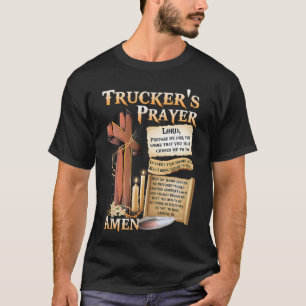 T-shirt prière des camionneurs Seigneur préparez-moi pour 