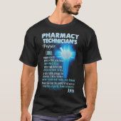 T-shirt Prière des techniciens en pharmacie (Devant)