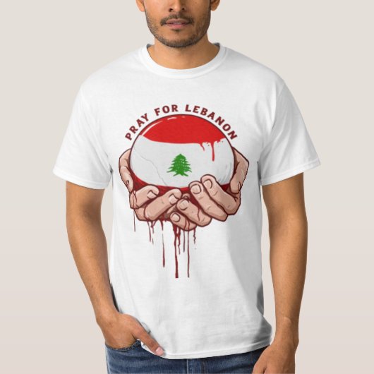 T-shirt Prière du Liban  (Devant)