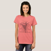 T-shirt Prière d'une danseuse (Devant entier)