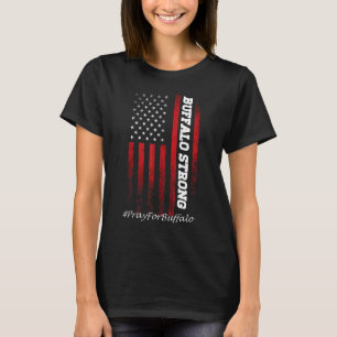 T-shirt Prière Forte De Buffalo Pour La Force Communautair