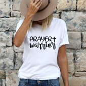 T-shirt Prière Guerrier Foi chrétienne moderne