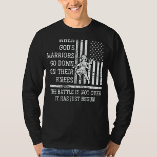 T-shirt Prière patriotique Christ Us Drapeau Templier chré