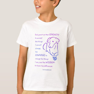 T-shirt Prière pour la sérénité des enfants avec chemises 