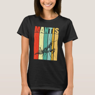 T-shirt Prière Rétro Mantis Insectes Bugs Aime Prier Homme