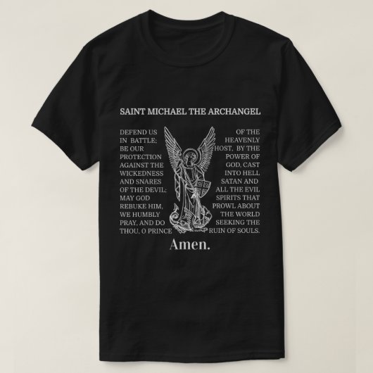 T-shirt Prière Saint-Michel (Design devant)