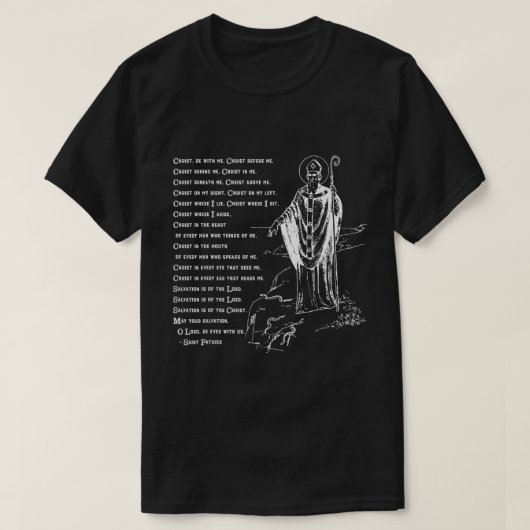 T-shirt Prière Saint Patrick Breastplate Catholique Saint (Design devant)