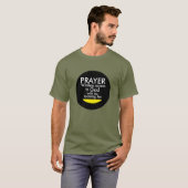 T-shirt Prière - sans fil (Devant entier)