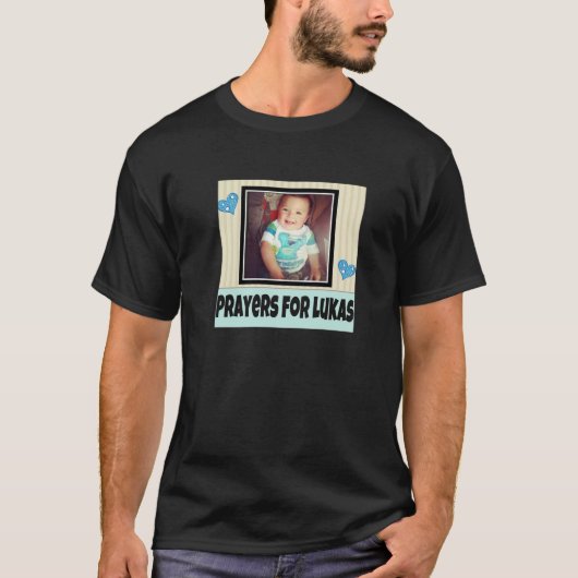 T-shirt Prières pour Lukas (Devant)