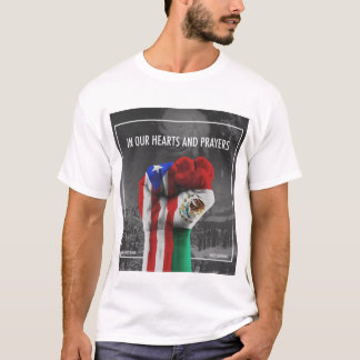 T-shirt Prières pour Porto Rico et le Mexique 2017