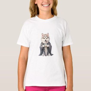 T-shirt Priest King Siberian Husky Dog