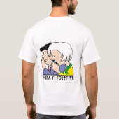 T-shirt Priez Ensemble. (Dos)