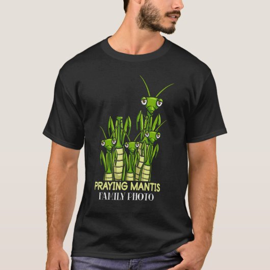 T-shirt Priez Mantis Entomologiste futur Insecte (Devant)