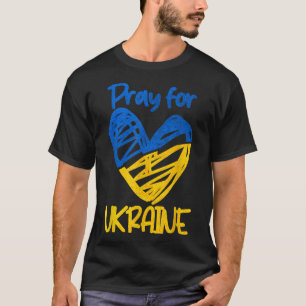 T-shirt Priez pour la chemise Ukraine Stand with Ukraine S