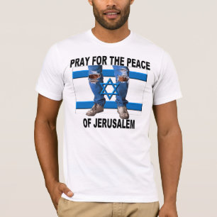 T-shirt Priez pour la paix de Jérusalem