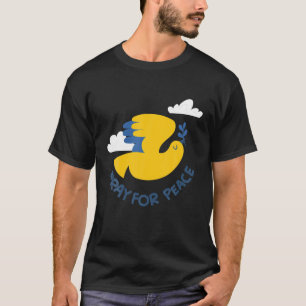 T-shirt Priez Pour La Paix En Ukraine Guerre Avec La Colom