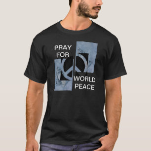 T-SHIRT PRIEZ POUR LA PAIX MONDIALE