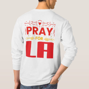T-shirt Priez pour LA • Prière pour Los Angeles Coussin dé