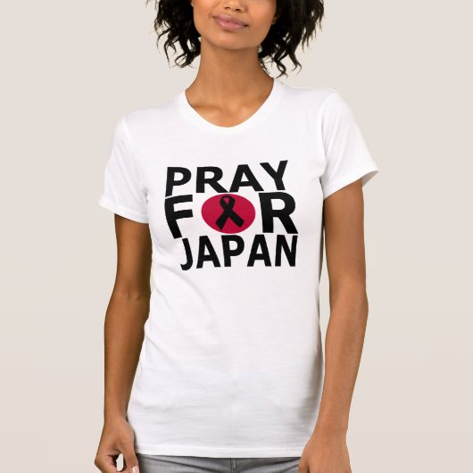 T-shirt Priez pour le Japon (Devant)