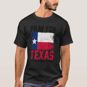 T-shirt Priez Pour Les Tirs À L'École Texas