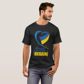 T-shirt Priez Pour L'Ukraine (Devant entier)