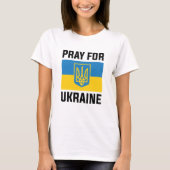 T-shirt Priez Pour L'Ukraine (Devant)
