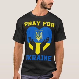 T-shirt Priez Pour L'Ukraine Soutenez L'Ukrainien Je Suis